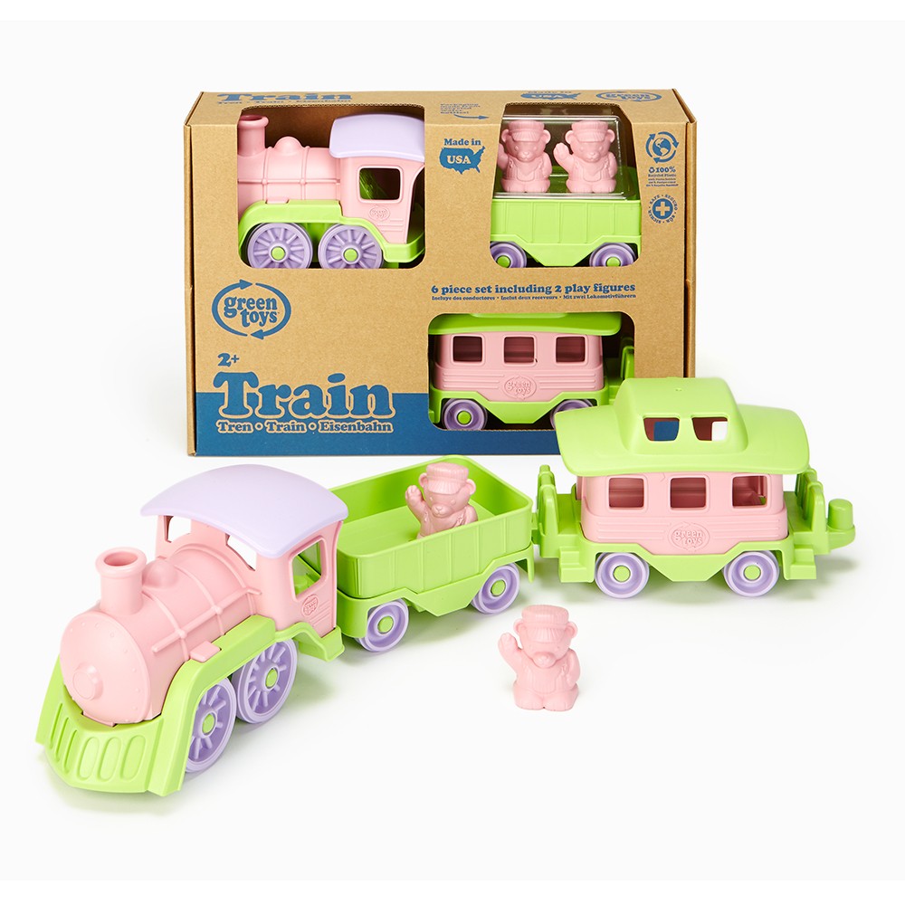 Green Toys Train Pink and Green
