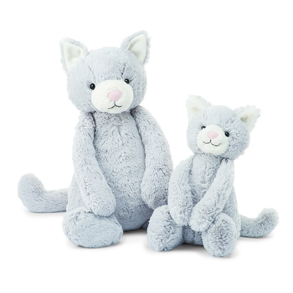 grey jellycat cat