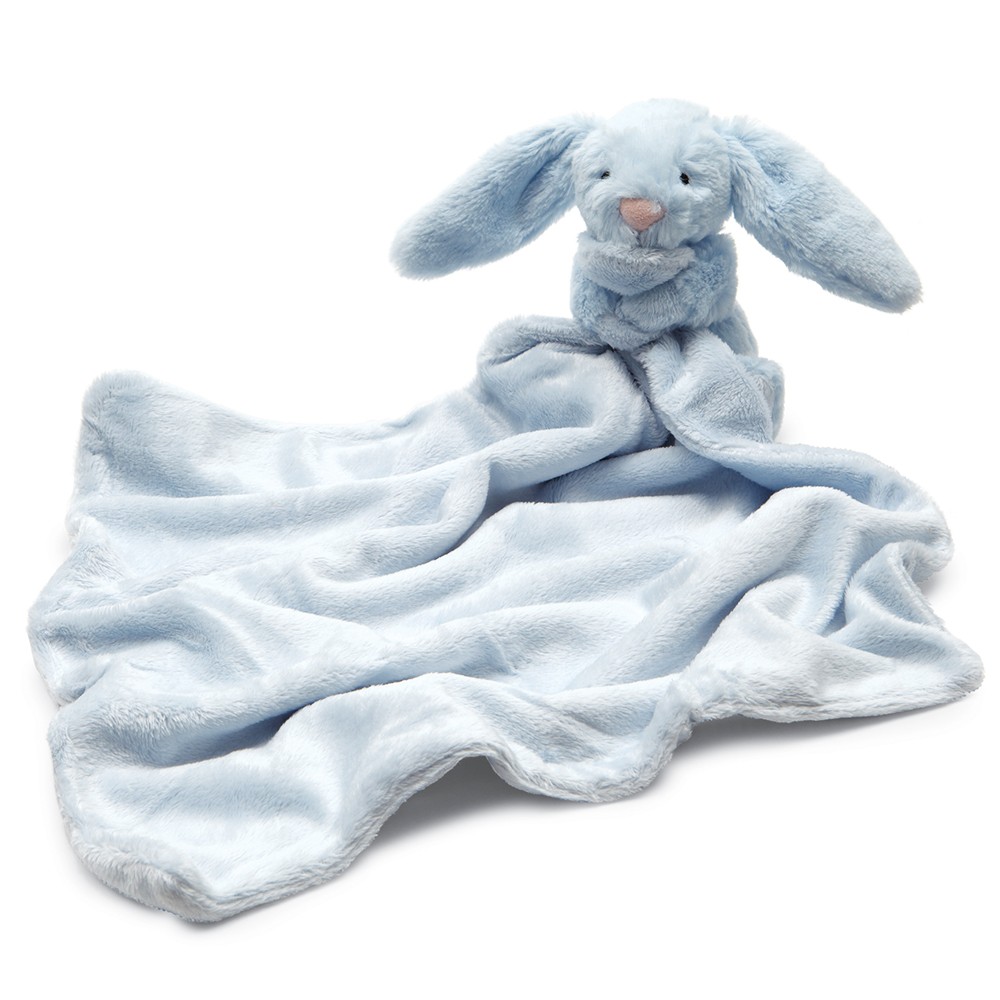 jellycat grey bunny comforter